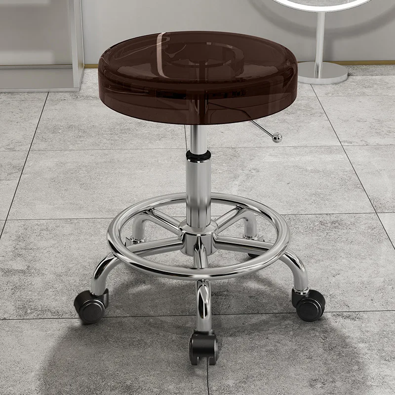 Beauty Makeup Shop - Taburete multifuncional de acero inoxidable, silla