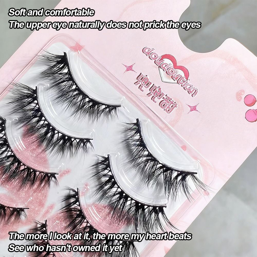 X Beauty Makeup - Pestañas Postizas de Fibra de Seda