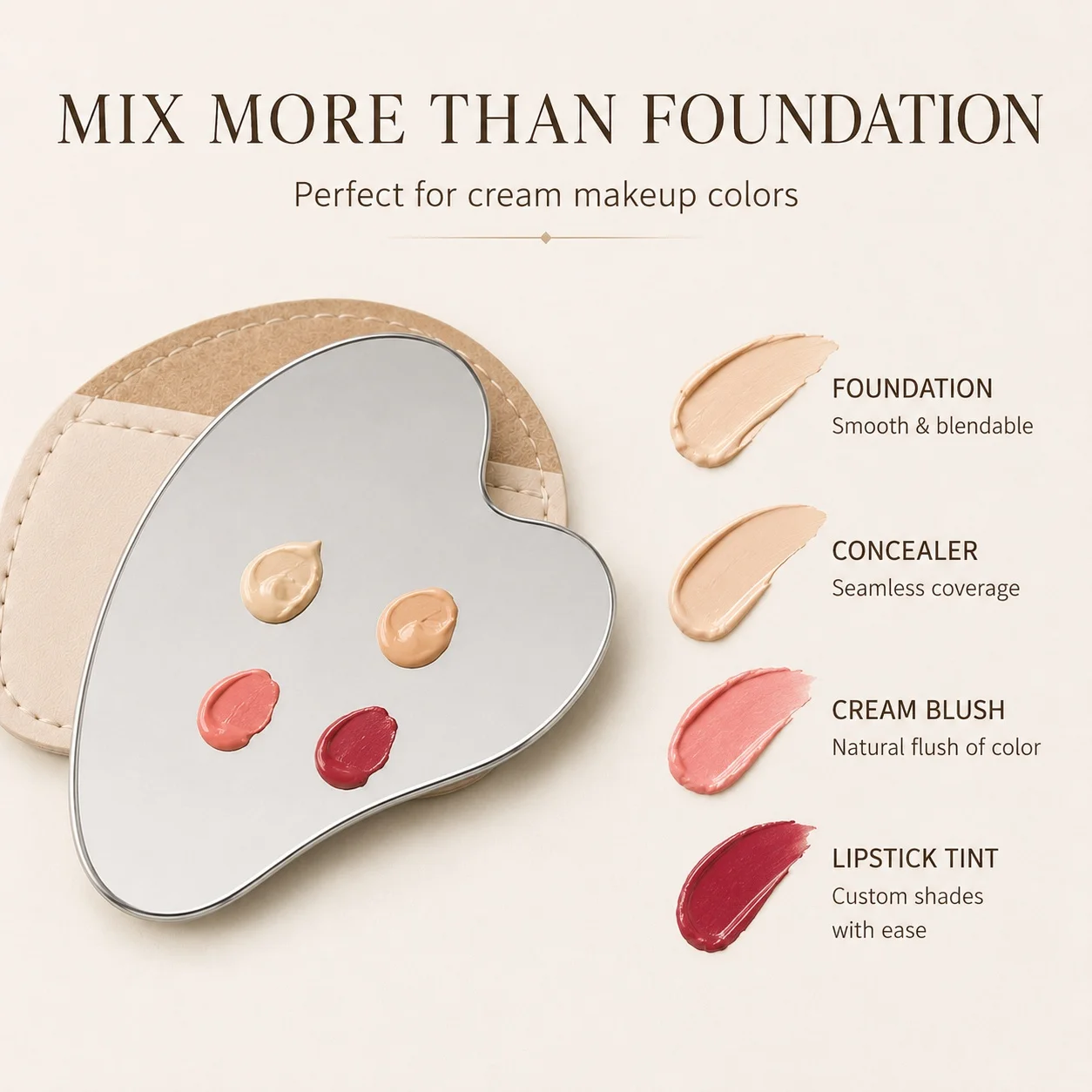Beauty Makeup Foundation - Paleta de Maquillaje en Forma de