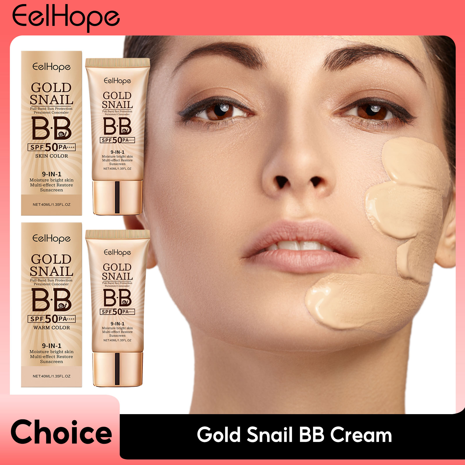 Beauty Makeup Foundation - Crema BB con protección solar de