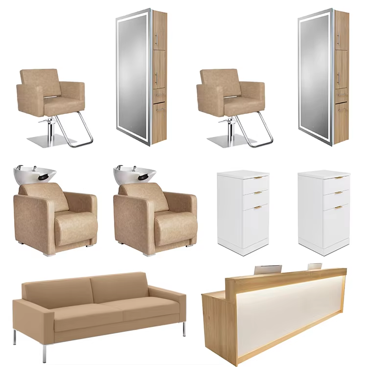 Beauty Makeup Shop - Conjunto de Muebles de Diseño Moderno