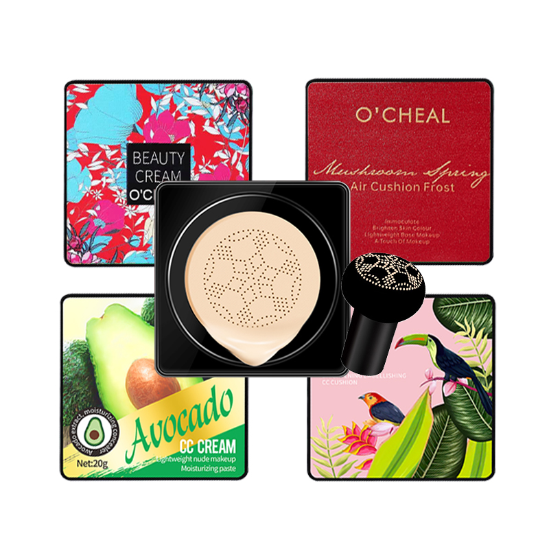 Beauty Makeup Foundation - OCHEAL-crema BB con cabeza de hongo,
