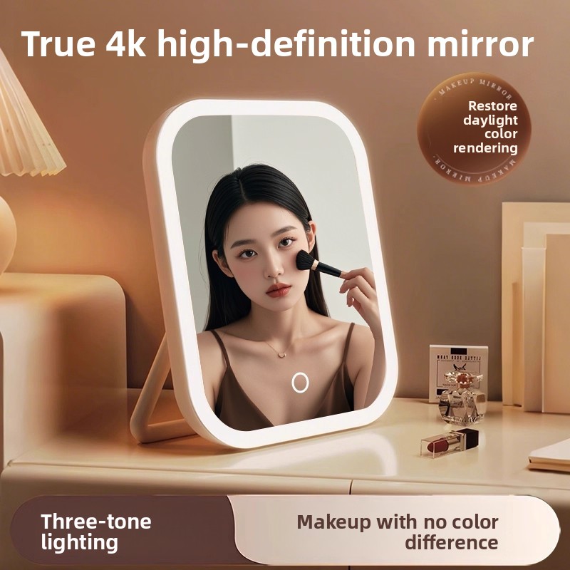 Merit Beauty Makeup - Tocador LED completo con lámpara, espejo