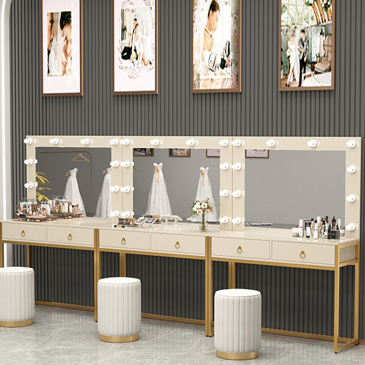 Tocador con espejo de luz, mes - Beauty Makeup School reseña y precio