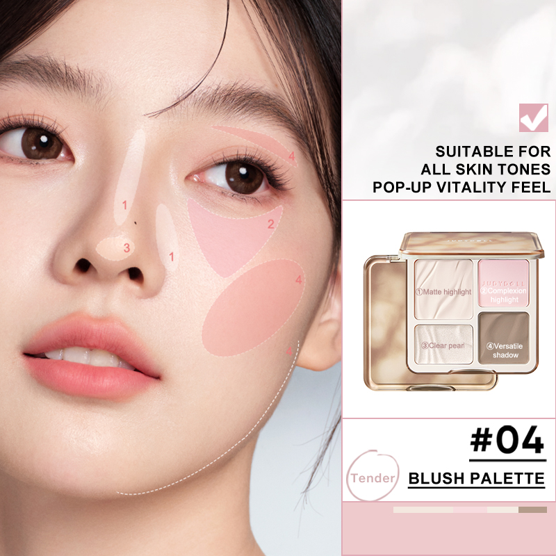 Judydoll Paleta resaltadora y  - Highlighter Bronzer Palette reseña y precio