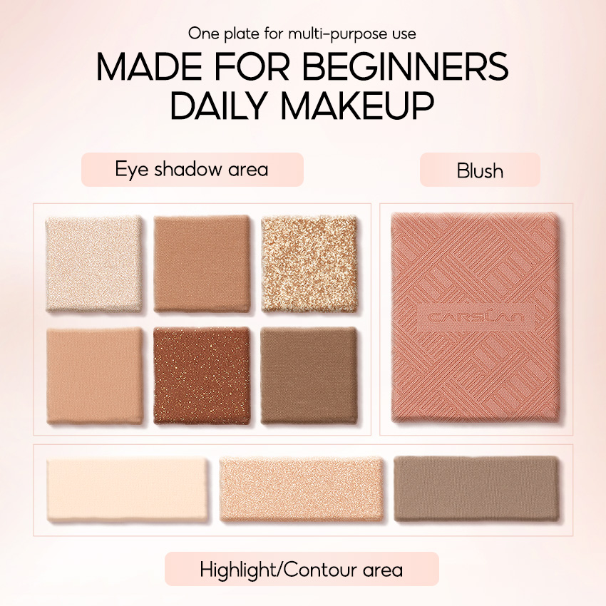 Carslan-paleta de sombras de o - Merit Beauty Makeup reseña y precio