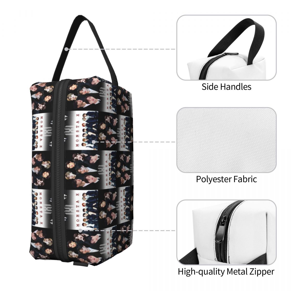 Monsta X Kpop - Bolsa de maqui - X Beauty Makeup reseña y precio