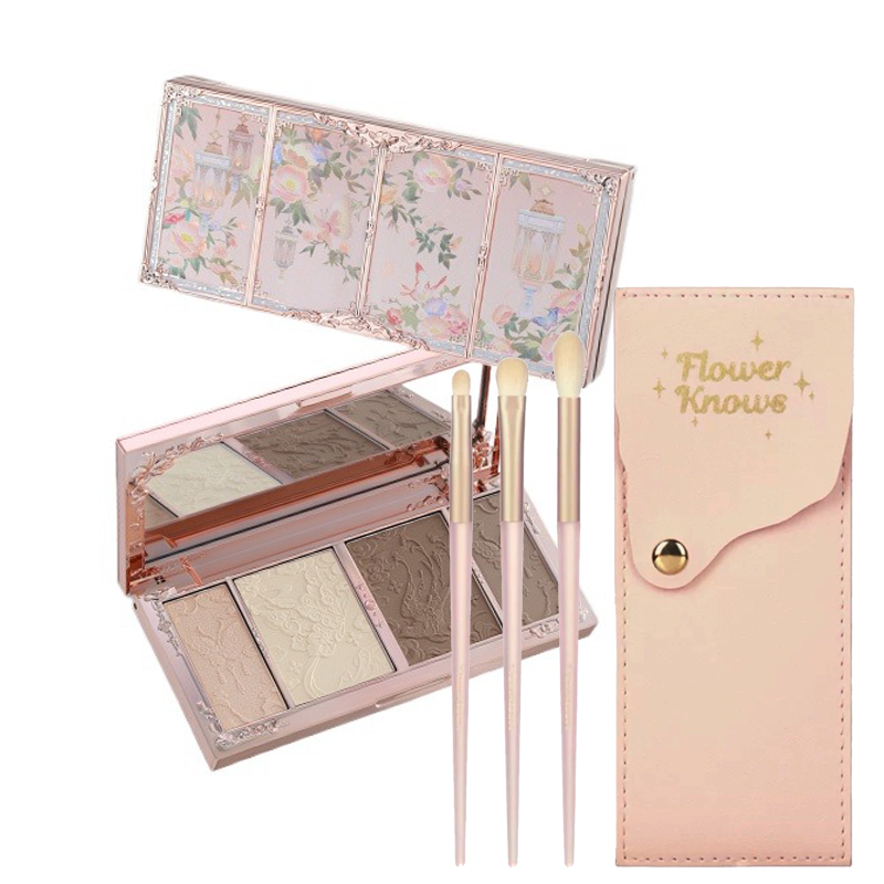 Flower Knows-maquillaje, Colla - Highlighter Bronzer Palette reseña y precio