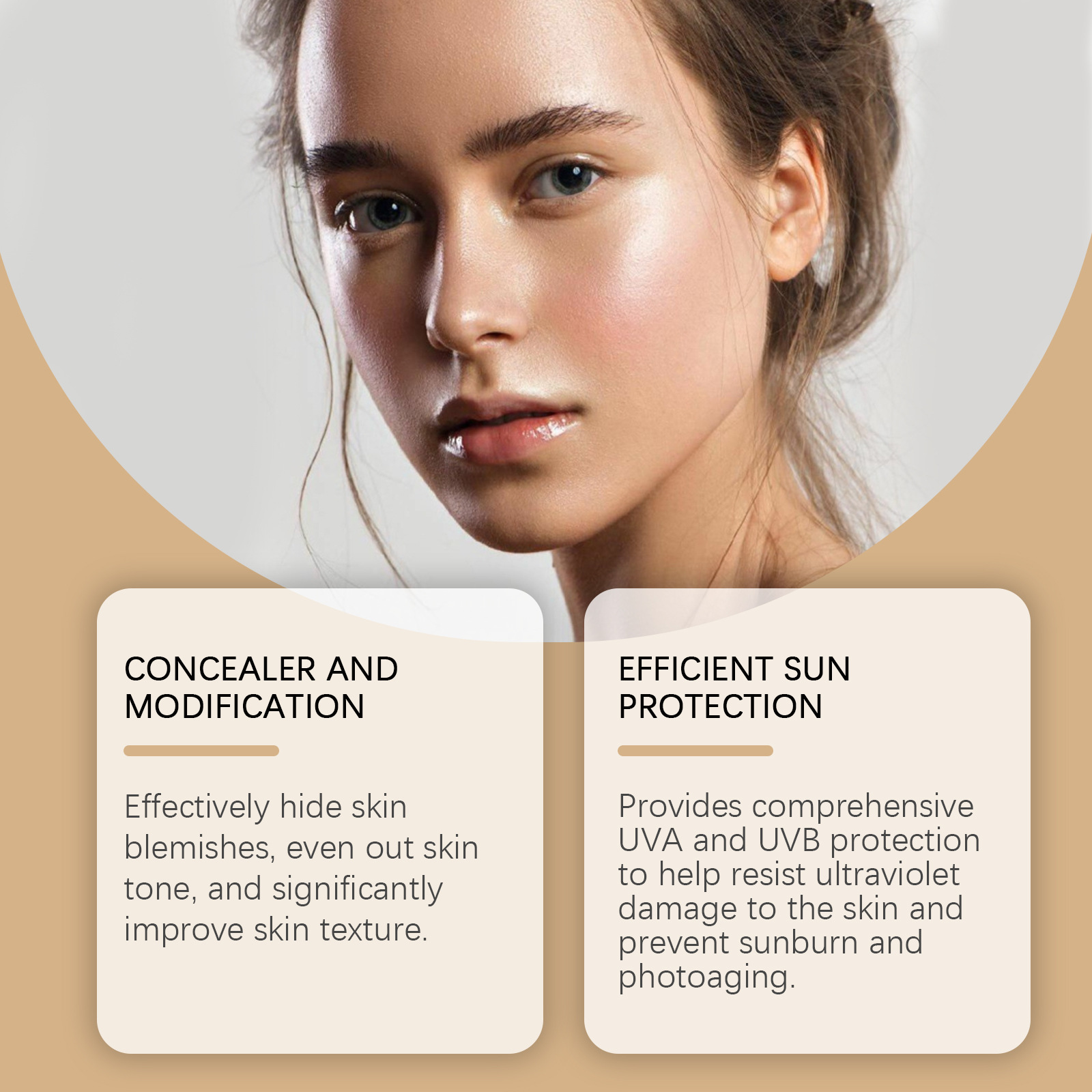 Crema BB con protección solar  - Beauty Makeup Foundation reseña y precio
