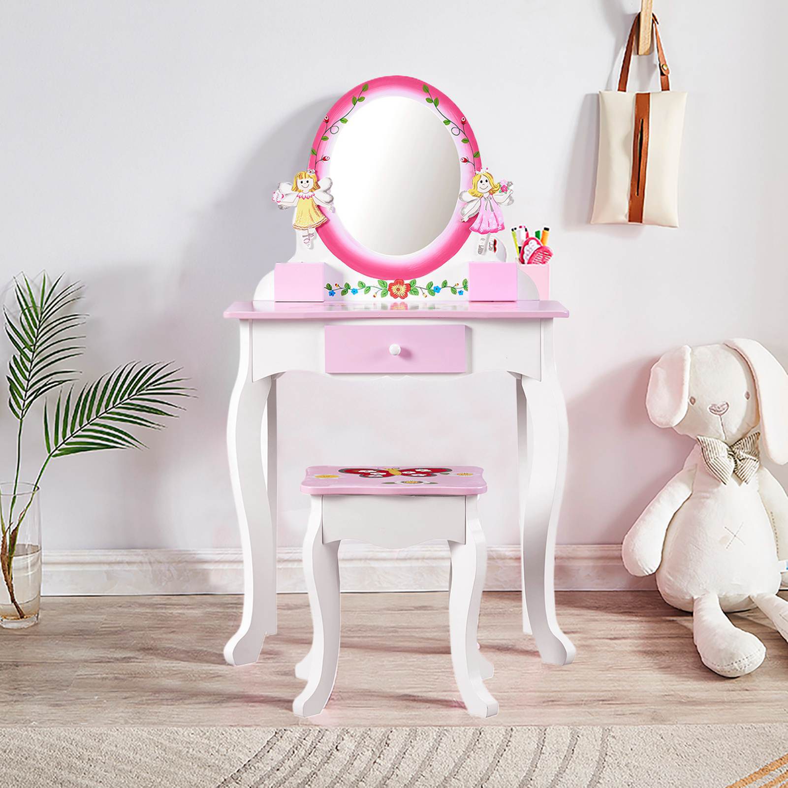 Set de tocador infantil con es - Beauty Flower Makeup reseña y precio