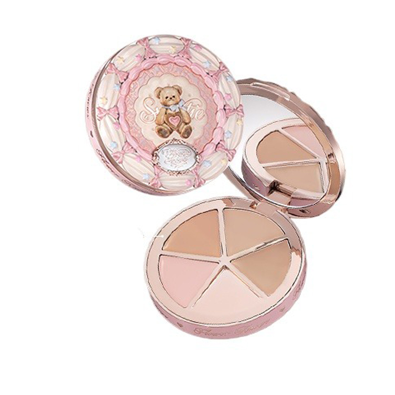 FLOR KNOWS THE SWEETIE BEAR Co - Highlighter Bronzer Palette reseña y precio