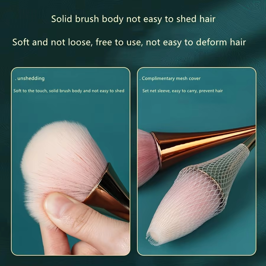 Brocha de maquillaje de abanic - Beauty Flower Makeup reseña y precio