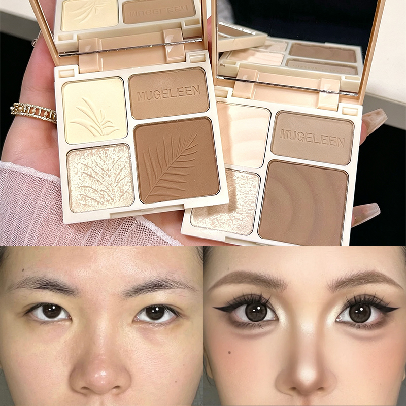 Paleta de Contorno Facial Trid - Highlighter Bronzer Palette reseña y precio