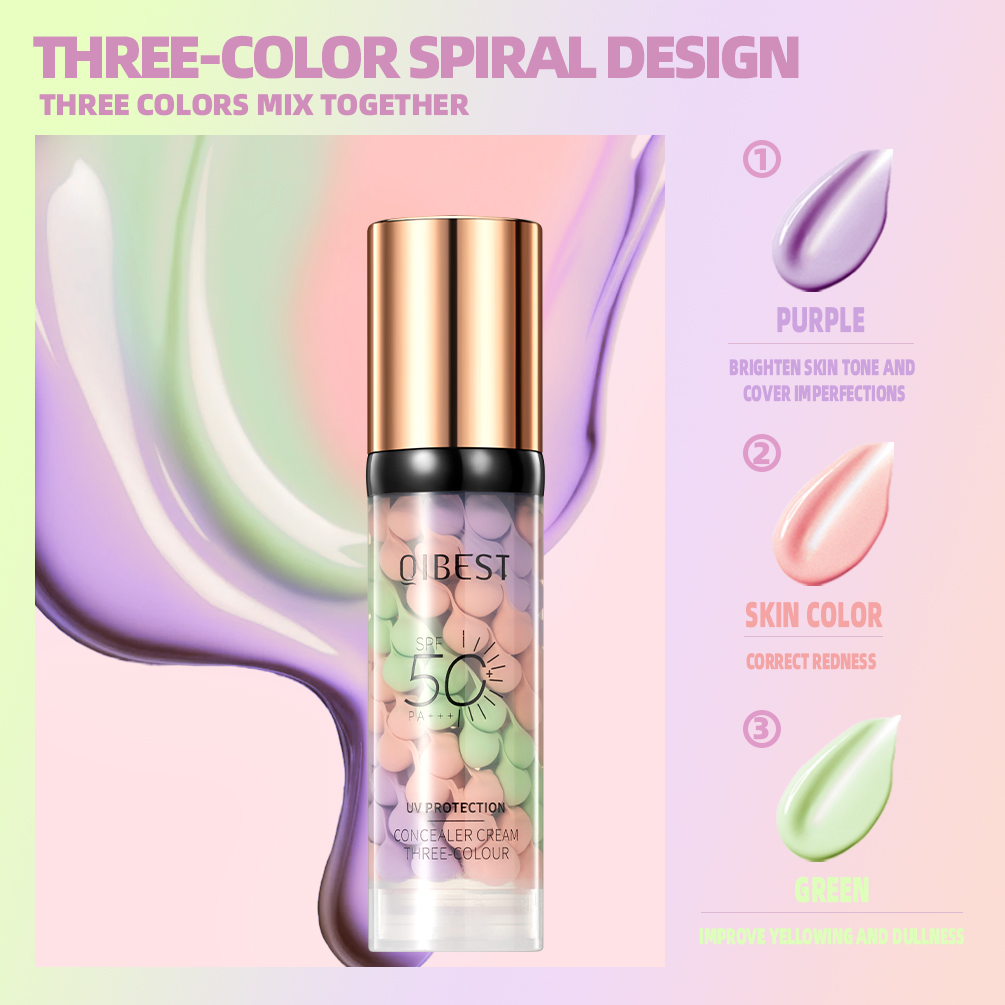 QIBEST-Base de Maquillaje faci - Beauty Makeup Foundation reseña y precio