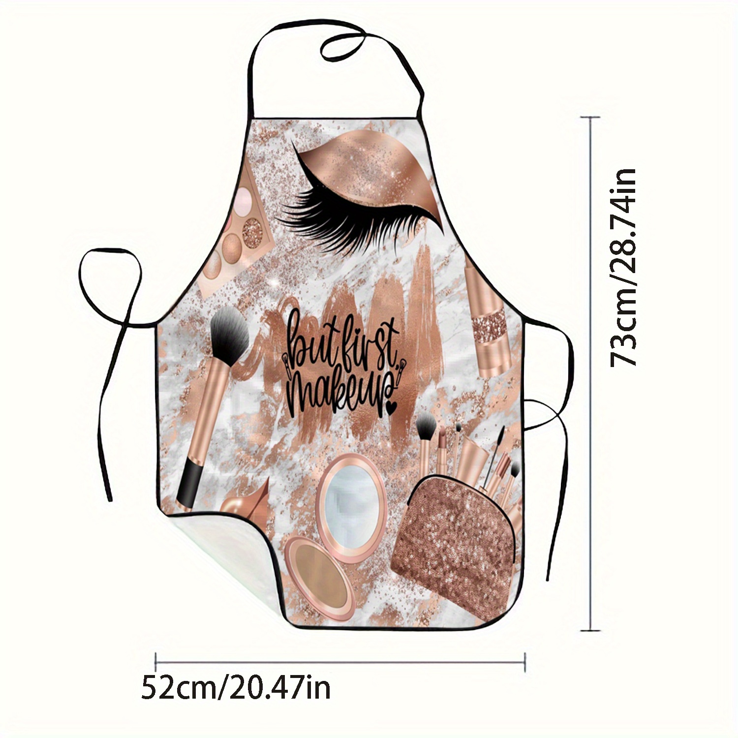 Delantal de poliéster sin mang - Beauty Makeup Shop reseña y precio