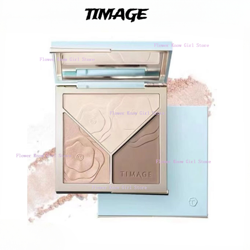 Paleta de contorno TIMAGE vers - Highlighter Bronzer Palette reseña y precio